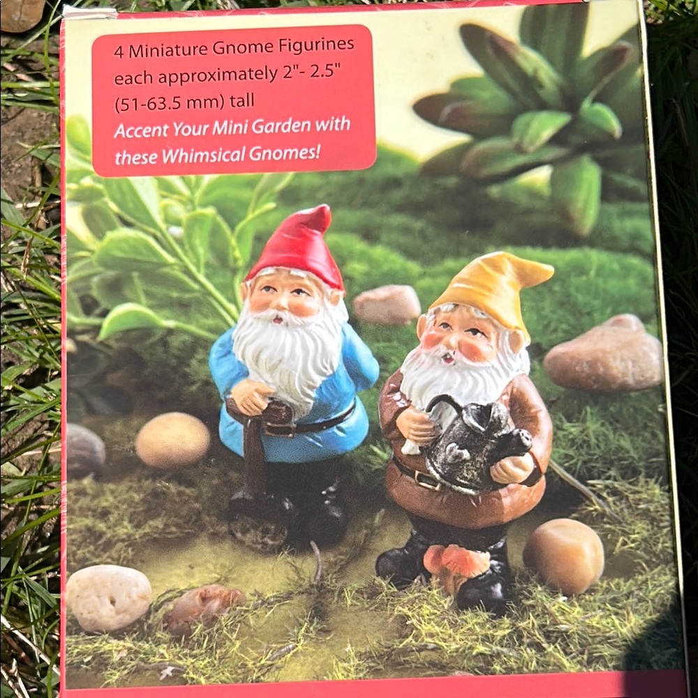 NEW Garden Gnome Set by Leisure Arts - Picture 7 of 8